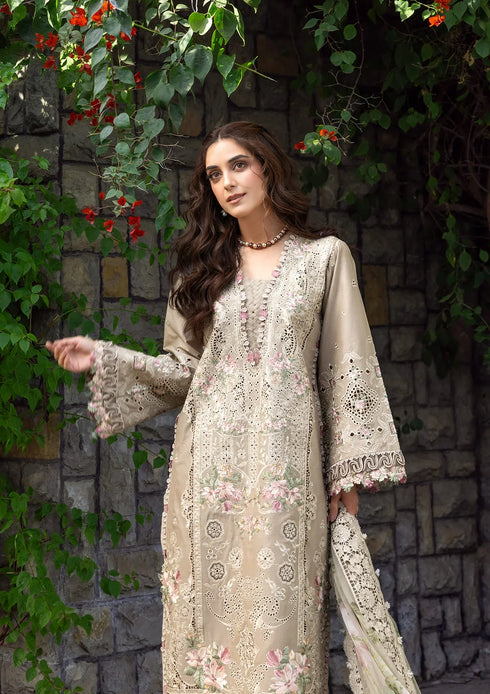 Elaf Embroiderd Lawn Suit ELY-2A CAMELLIA
