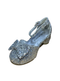 Kids Silver Glitter Shoes BS-608