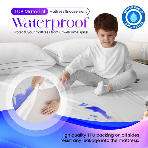 Waterproof Mattress Encasement | Zipper