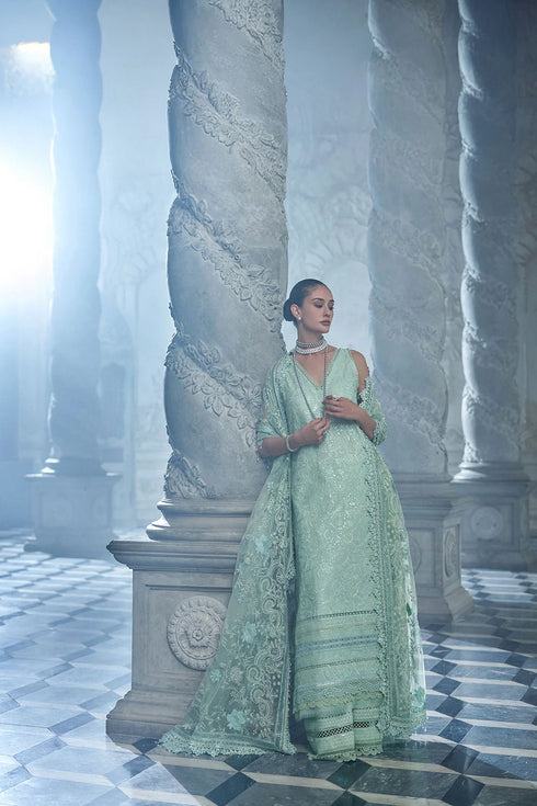 Sobia Nazir Embroidered Luxury Lawn suit Design 4B