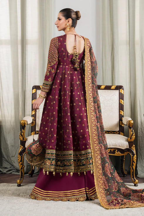 Baroque Embroidered Chiffon 3 Piece Suit CH12-03