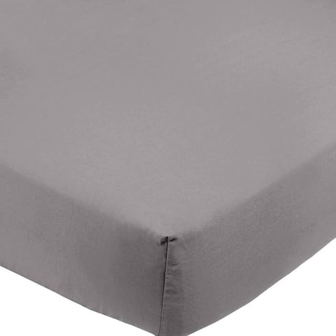 Shrinkage and Fade Resistant Deep Fitted Microfiber Sheets 30cm- Grey
