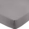Shrinkage and Fade Resistant Deep Fitted Microfiber Sheets 30cm- Grey