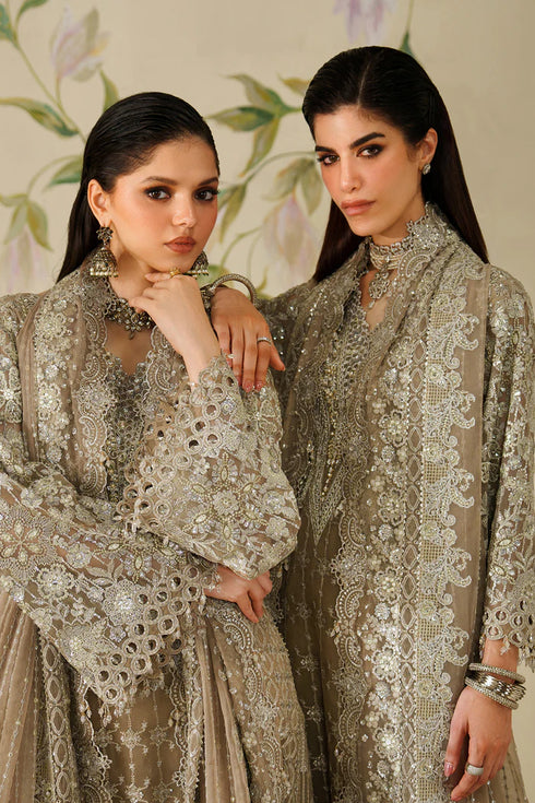 Baroque Embroidered Chiffon Suit CH14-08