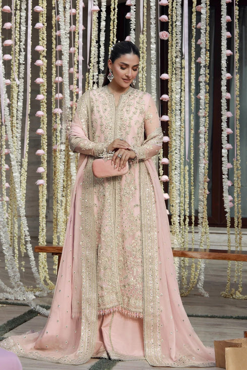 Gulmina Embroidered Chiffon Suit Arooba