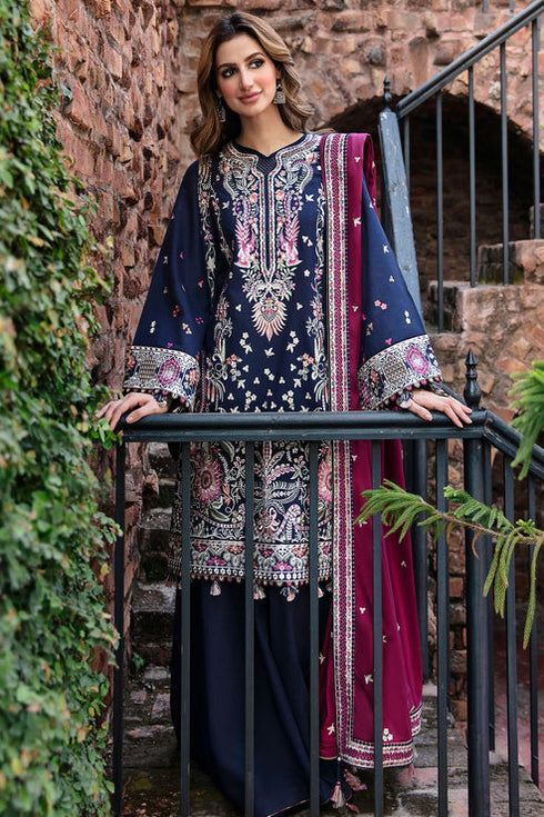 Jazmin Embroidered Khaddar 3 Piece suit DW23-D6