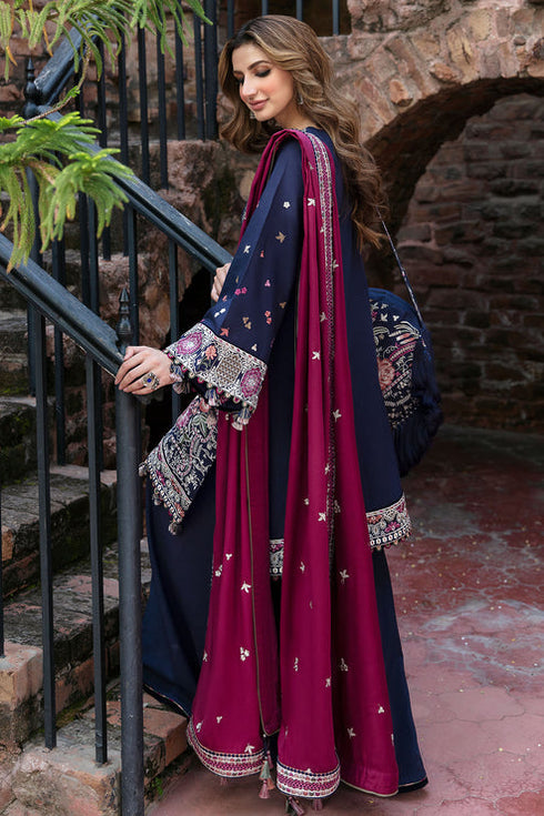 Jazmin Embroidered Khaddar 3 Piece suit DW23-D6