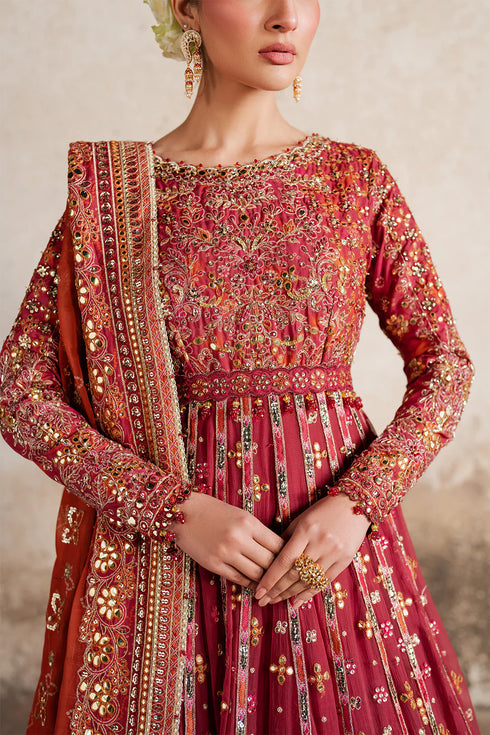 Iznik Embroidered Silk 3 Piece Suit ILC-07
