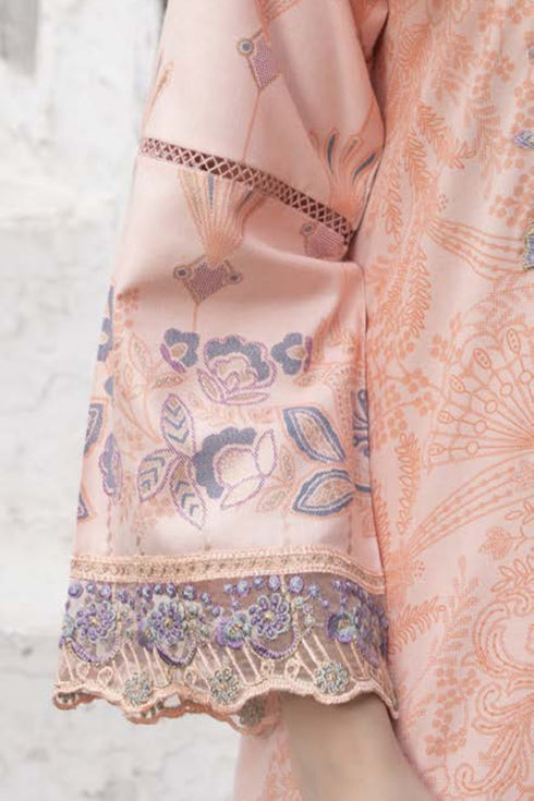 Soni Embroidered Dhanak 3 Piece Suit SD-18