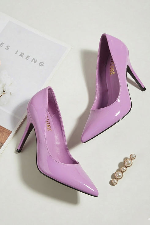 Pink Patent Heel 12924