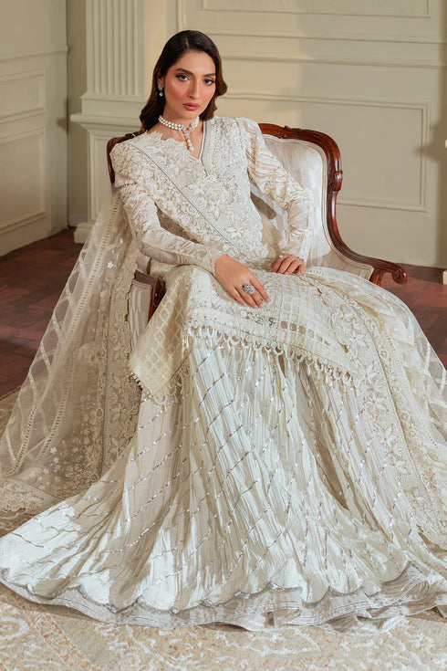 Baroque Embroidered Chiffon 3 piece suit CH13-02