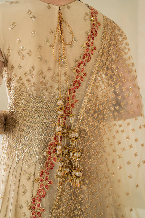 Baroque Embroidered Net Suit UF-4159