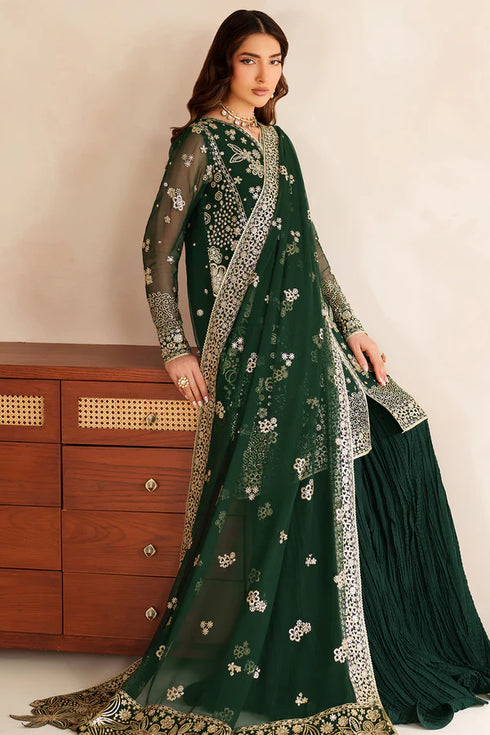 Farasha Embroidered Chiffon Suit Silken Glow