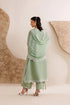 Farasha Embroidered Chiffon Suit Pastel Mint