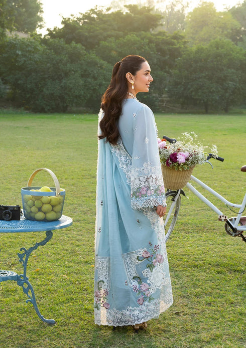 Elaf Embroiderd Lawn Suit ELY-07 MORNIG DRIZZLE