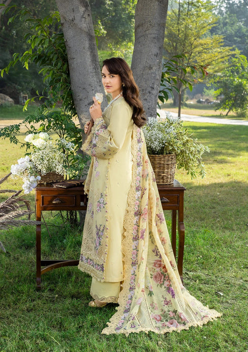 Elaf Embroiderd Lawn Suit ELY-05 SOUCI