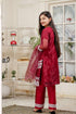 Lush Me & Mummy Embroidered Organza 3 Piece Suit L-135