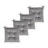 Velvet Seat Pad for Armchairs 40x40 with Ties Thick Armchair Pad