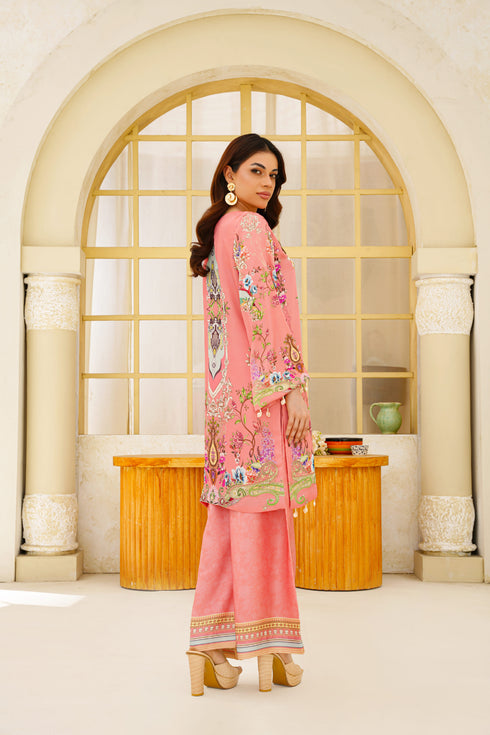Attire Designer Digital Printed Silk 2PC Suit AD-06