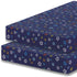 Cot Bed Sheets Super Soft Breathable Polycotton Fitted Sheet - Multi Star Blue