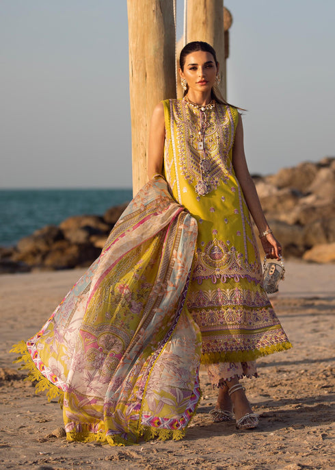 Kanwal Malik Embroidered Lawn 3 Piece suit ZINNIA
