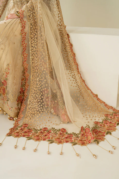 Baroque Embroidered Net Suit UF-4159