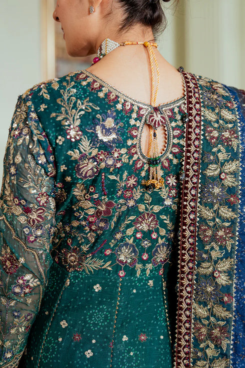 Baroque Embroidered Chiffon 3 piece suit CH13-03