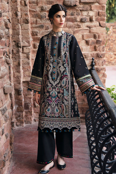 Jazmin Embroidered Khaddar 3 Piece suit DW23-D9
