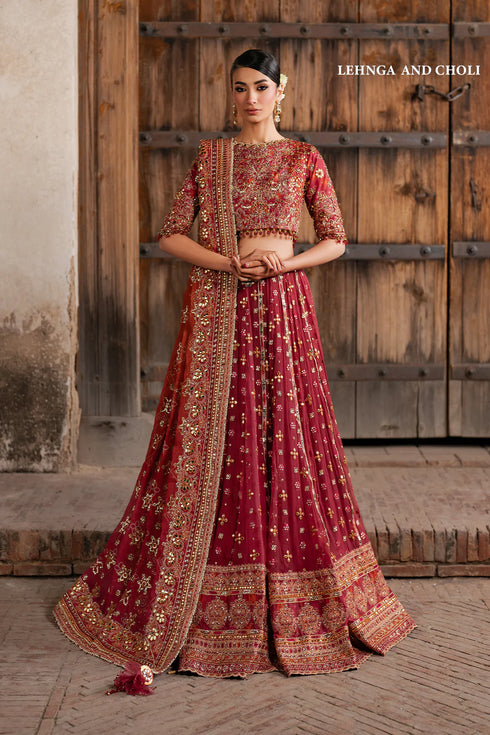 Iznik Embroidered Silk 3 Piece Suit ILC-07