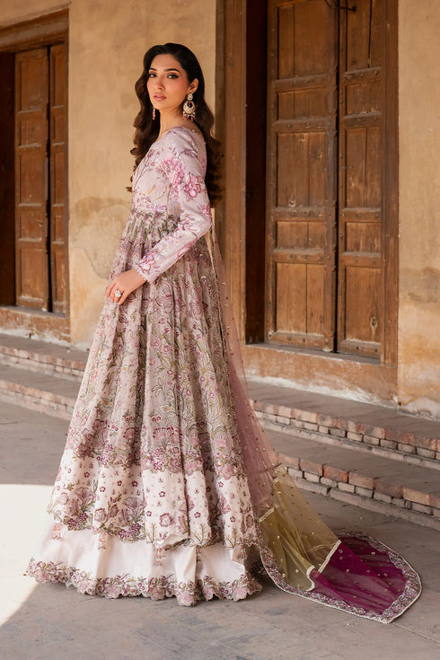 Iznik Embroidered Silk 3 Piece Suit ILC-08