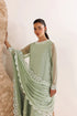 Farasha Embroidered Chiffon Suit Pastel Mint
