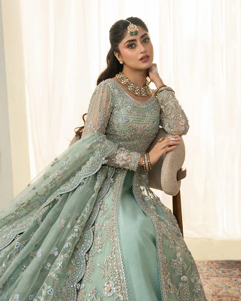 Faiza Saqlain Embroidered Net Suit Selin