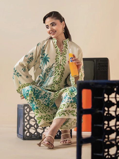 Allys Printed Lawn 2PC Suit FAYE- Pakistani Dresses