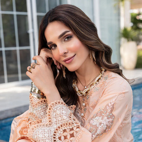 Zahra Rubab Embroidered Cotton Suit ZR-2535 | ZINNIA