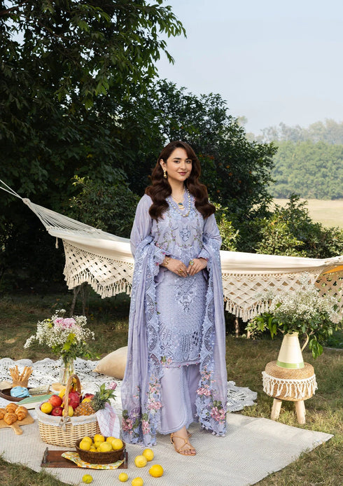 Elaf Embroiderd Lawn Suit ELY-3B PARADISE