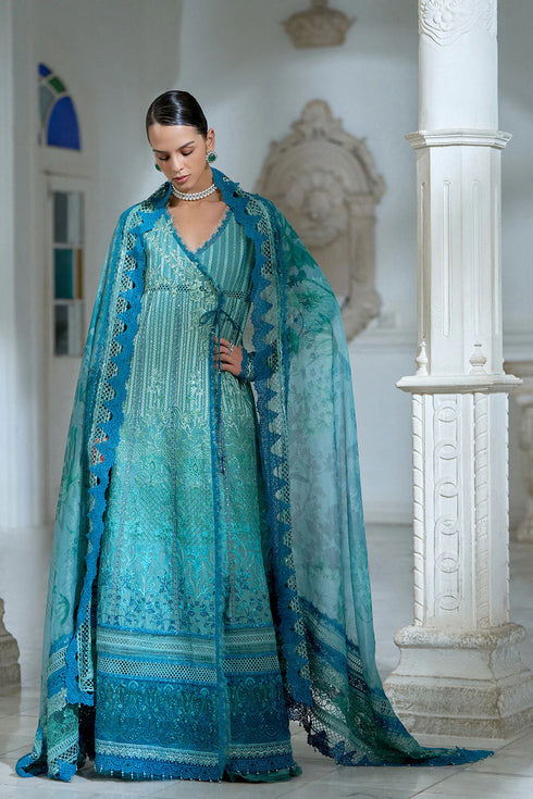 Sobia Nazir Embroidered Luxury Lawn suit Design 6A