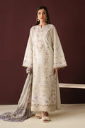 Baroque Embroidered Jacquard Lawn suit UF-4433