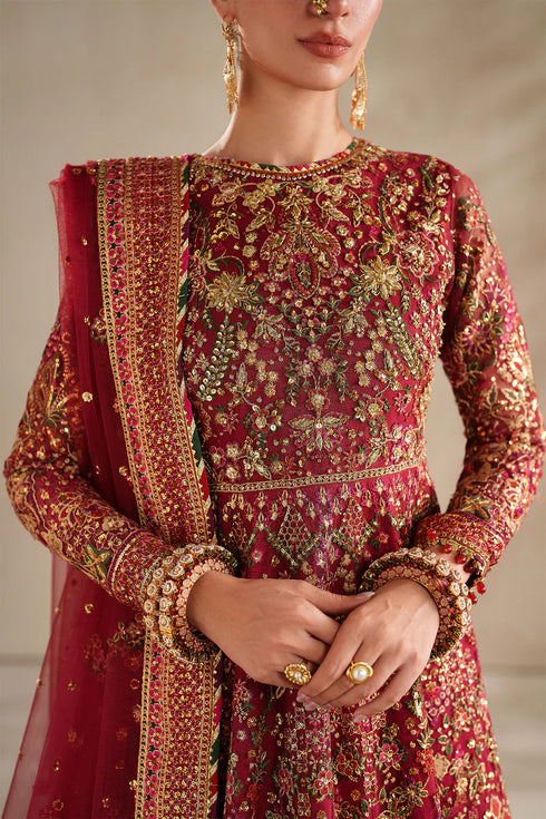 Baroque Embroidered Net Suit UF-4370