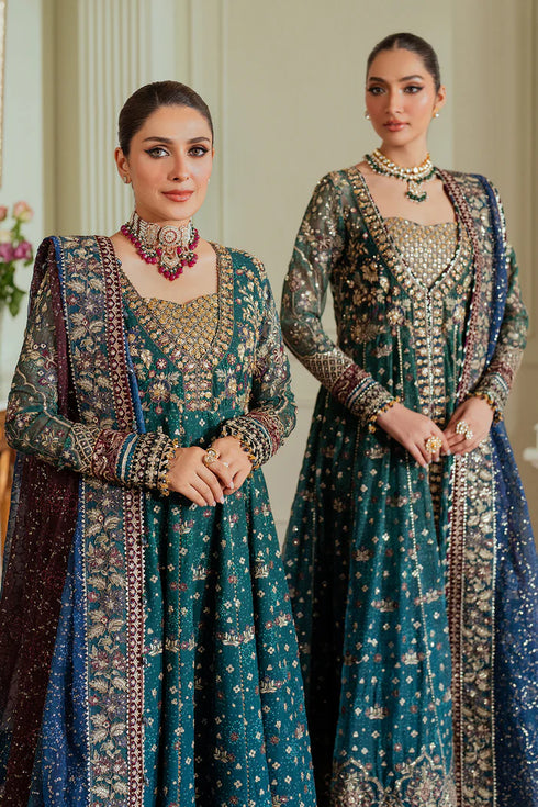 Baroque Embroidered Chiffon 3 piece suit CH13-03