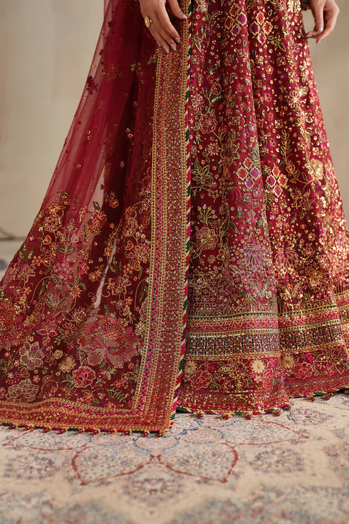 Baroque Embroidered Net Suit UF-4370