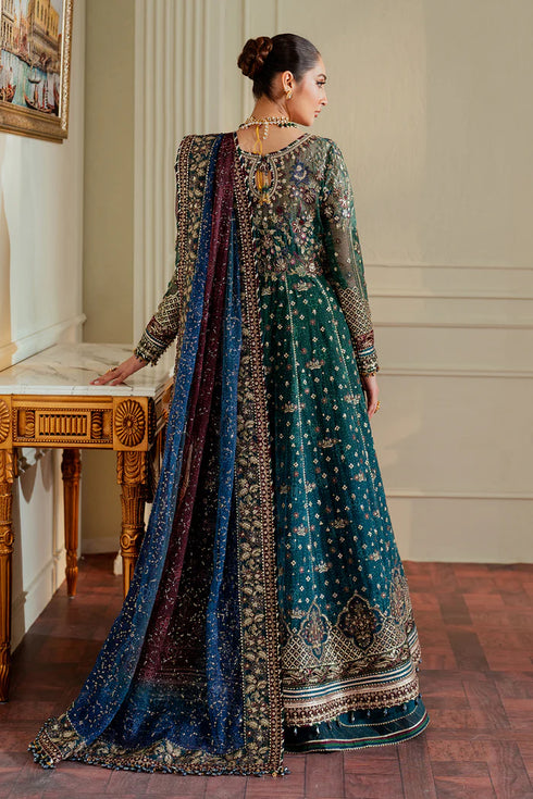 Baroque Embroidered Chiffon 3 piece suit CH13-03