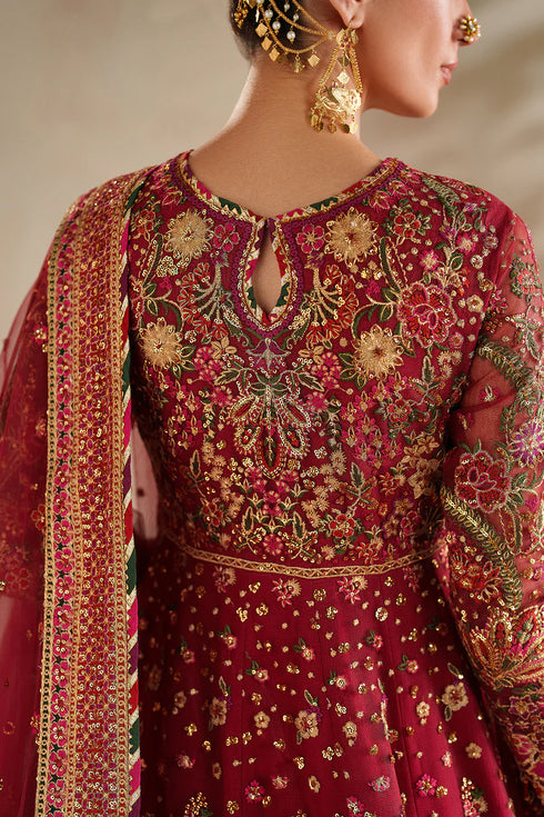 Baroque Embroidered Net Suit UF-4370