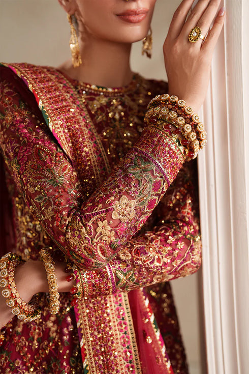 Baroque Embroidered Net Suit UF-4370