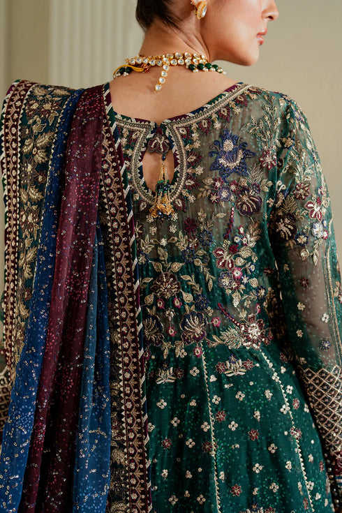 Baroque Embroidered Chiffon 3 piece suit CH13-03