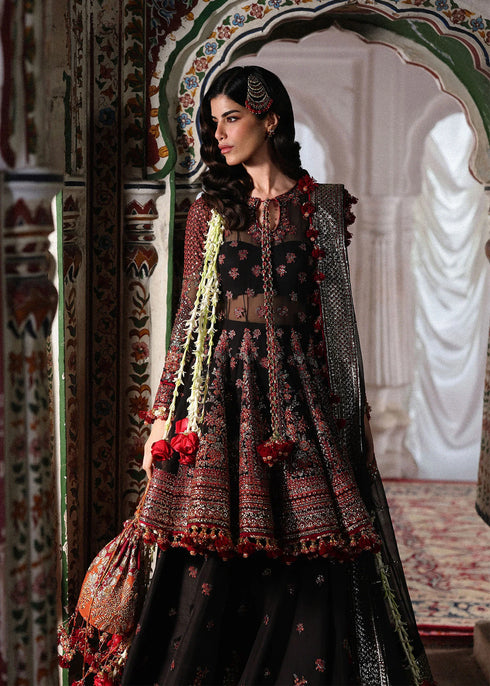 Hussain Rehar Embroidered Chiffon Suit Siyara