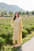 Farasha Embroidered Lawn 3 Piece suit Yellow Daffodil
