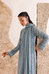 Farasha Embroidered Chiffon Suit Pale Slate