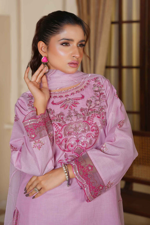 Attire Designer Embroidered Lawn 3PC Suit AD-24