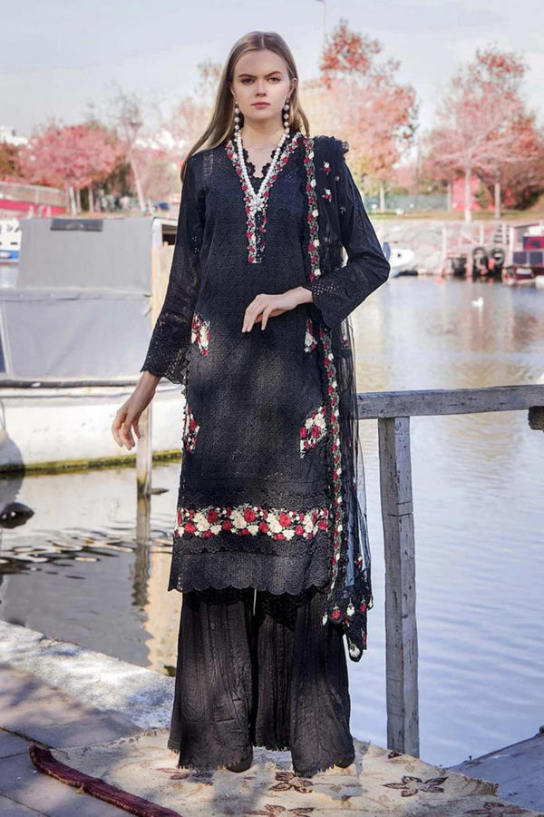 Adan Libas Embroidered Lawn 3 Piece suit Blossom 5735