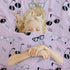 100% Cotton Kids Children's Bedding Set Reversible Duvet Cover with Pillowcase-Funky Pink